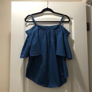 Off shoulder top with bell sleeves